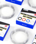 Clear PU Air Tube 1 Quarter Inch OD 10 Meter Length For Air Line And Fluid Transfer Tubing with packaging displayed