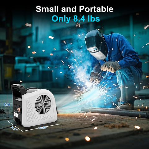 Air Mover Blower Fan For Floor Drying And Cooling At Home Job Site Garage Or Shop With Three Speeds Portable Utility Fan