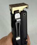 Brass Hammer Head Modification for EDC Multitool Upgrade, CNC Made, Dual Locking System For Closed Pocket Carry And Open Hammering
