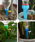 Self Watering Plant Spike Kit For Indoor Plants With Automatic Watering System And Adjustable Flow Slow Release Drip Valve 22 Piece Set