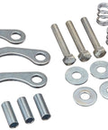 Universal Exhaust Flange Kit Quick Snap Seal Leaks Dope Bold Swap Heavy Duty Steel Gasket clip set and hardware parts.