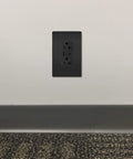 Heavy-Duty 20 Amp Tamper-Resistant Decorator Duplex Receptacle Outlet With Ultra Fast USB Charging Ports Up To 6.0A on wall
