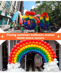 Get A Huge 10 Pack Of Colorful Balloon Arch Clips With Vibrant Rainbow Spring Clamps For Party Decoration Backdrops And Photo Studios That Make Your Events Pop, rainbow balloon arches outdoors