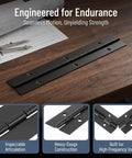 4 Pack 6 Inch Stainless Steel Piano Hinges For Tool Boxes And Wooden Chests Heavy Duty Continuous Folding Hinges With Holes