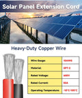 Beefed Up Heavy Duty 10 AWG SAE Extension Cable 3Ft Quick Disconnect Tinned Copper Wire With Polarity Reverse Adapter