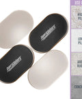 Easy Glide Carpet Furniture Sliders Set of 8 for Heavy Sofas Beds and Dressers, beige sliders on different surfaces