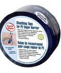 Blue Heavy Duty Construction Sheathing Tape For Vapor Barrier And PE Sealing 2.4 Inch By 180 Feet with label details