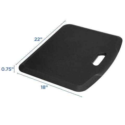 Anti Fatigue Floor Mat For Standing Desks And Everyday Spaces With Cushioned Gel Foam And Grippy Anti Slip Washable Surface Perfect For Home Office Kitchen And Garage 18 By 22 Inches
