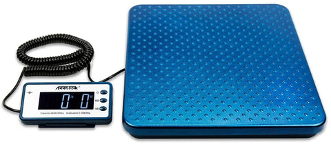 Heavy Duty Digital Shipping Scale With 440 Lb Capacity And 0.05 Lb Precision Die Cast Metal Platform For Oversize Boxes And Pallets Measures In Lb Oz And Kg Energy Saving LCD Display Tare And Mode Functions For Easy Accurate Weighing