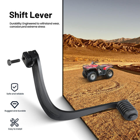 Honda Rancher 350 Foot Shift Lever Beefed Up 2X4 4X4 TRX350 TM FM 2004 2006 Not For FE TE Durable Aluminum Gear Shift Arm For Smooth Shifts Engineered For Precise Shifts OEM Replacement Bolt Included