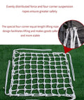 Elastic Cargo Net Built Tough For Industrial Lifting And Rigging 300x300 Cm With 3 Ton Capacity And 20 Cm Grid