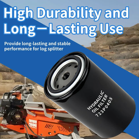 Heavy Duty Log Splitter Hydraulic Oil Filter 723P0405 723-0405 120-818 6515541 Replacement, Compatible With Troy-Bilt LS27 LS27CC GS21T 522LS And Bobcat 700 Series, Easy Install Filter Element For Fast Maintenance