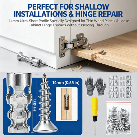 Heavy Duty Self Drilling Drywall Anchors And Screws Kit 14mm Metal Wall Anchors For Solid Mounts Easy Install 150 Piece Set Tough As Nails For Cabinets Shelves And Hangers, 14mm zinc-plated iron
