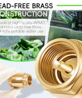 Two brass in-line check valves, 3/4 inch IPS, for backflow prevention in water supply systems