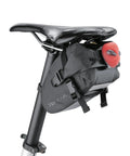 Waterproof Wedge Dry Bag With Strap Mount For Bikes And Gear Welded Seams Quick Release Buckle Secure Nylon Straps 5.9x3.5x3.5 Inch