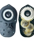 24V RS555 High Speed Gearbox Upgrade Beefed Up For Kids Ride On Toys Boost Top Speed And Performance Replacement Drive Component For Ford F150 Dune Racer Pink RZR Disney High Fisher Price Jeep And More, durable composite housing, steel gears