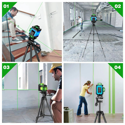 Work Ready Laser Level Tripod With Carry Bag, Light Yet Sturdy Aluminum Adjustable Stand For Rotary And Cross Line Lasers, One Quarter Inch Mount, Fits Most Self Leveling Laser Levels And Optical Tools In Use Indoors