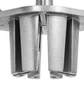 Close-up of 8 Section Commercial Citrus Wedger With Stainless Steel Blades For Bar Or Restaurant Prep Easy Lemon And Lime Cutter