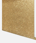 Gold Sequin Wallpaper Roll With Sparkle Finish For Living Rooms And Feature Walls Metallic Texture 20.5 Inches By 19.5 Feet Full Roll