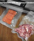 Vacuum Sealer Bags 2 Pack 11x20 Rolls BPA-Free Heavy-Duty Commercial Grade Durable Custom Size For Airtight Food Storage
