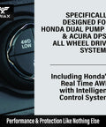 Honda AWD system control panel - AWD X Pro Full Synthetic Dual Pump Fluid For Honda And Acura AWD Systems DPSF Compatible 1 Quart Pro Grade
