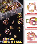 Must Have 121 Piece Spring Band Clips Kit With 12 Sizes From 7mm To 22mm Hose Clamps Pliers Fuel Silicone Vacuum Hose Fasteners