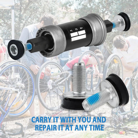 Bike Hex Crank Arm Bolts With Caps 8mm Metal Screws For Square Cranksets and Bottom Brackets in outdoor repair scene