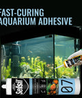 Clear Aquarium Silicone Sealant For Glass Tanks With High Elasticity Fish Safe And Solvent Free Ozone Resistant Transparent 10.14 Fl Oz tube by aquarium