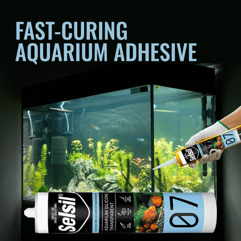 Clear Aquarium Silicone Sealant For Glass Tanks With High Elasticity Fish Safe And Solvent Free Ozone Resistant Transparent 10.14 Fl Oz tube by aquarium