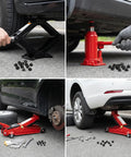 12 Pack Rubber Hydraulic Jack Oil Filler Plugs For Floor Jacks 5/16 Inch Round Head Replacement Plugs in use with car jacks