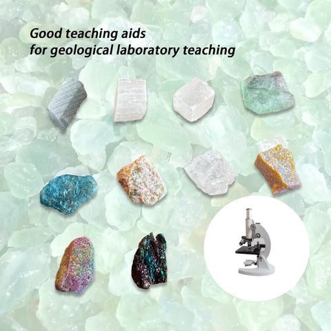 Mohs Hardness Test Kit With Ten Mineral Specimens And One Unglazed Porcelain Streak Plate For Geology Study And Earth Science ID