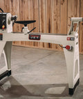 Heavy Workhorse 18X40 Electronic Variable Speed Woodworking Lathe 2HP 230V with control panel and stable legs