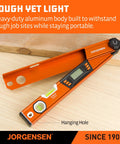Digital Angle Finder And Protractor Level Brings Boss Level Precision For Nailing Every Woodworking Cut Dead On Accuracy heavy-duty aluminum protractor tool