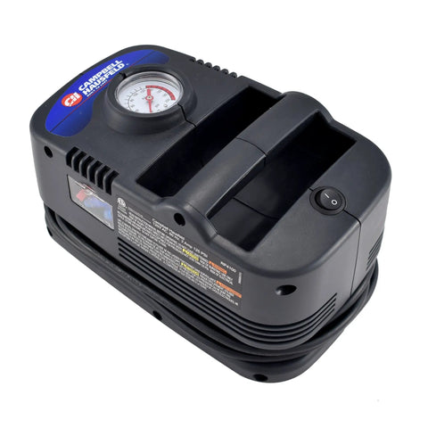 Portable 150 PSI Air Compressor For Cars Trucks And Bikes With 120V Power Built In Gauge Presta Adapter Inflator Needle And Quick Tire Inflation Great For Road Trips Home Garage And On The Go Quick Inflations For Sports Equipment