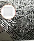 DIY Concrete Brick Molds For Garden Pathways Vintage Paving Molds For Lawn And Patios Decoration, featuring floral design.