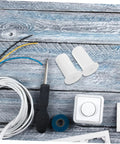 Premium Silicone Antenna Protectors And Wall Hole Plugs For Seamless Drywall Cable Routing white silicone grommets with wires and wall plates