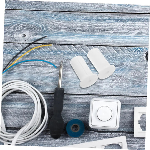 Premium Silicone Antenna Protectors And Wall Hole Plugs For Seamless Drywall Cable Routing white silicone grommets with wires and wall plates