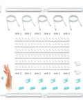 LED Dimmable Under Cabinet Lighting Kit With Hand Wave Activation, motion sensor, touchless dimming setup, includes 6 by 12 panels