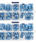 Downtown Grease Fitting Assortment Kit With 100 Pieces Of Heavy Duty Hex Angle Zerk Nipples For Workshop Machinery Repair And Ongoing Maintenance Needs Made From Galvanized Iron To Keep Her Running Smooth. 100-piece galvanized steel zerk fitting kit in plastic organizer, assorted hex angle nipples