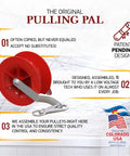 Pro Grade Low Voltage Cable Pulley For Long Runs And 90 Degree Bends Cat5e And Cat6 Coax Fire Alarm Access Control And Audio Cables Safe Wire Pulling Durable ABS Roller Smooth Operation And Easy Install Made In USA with patent pending design