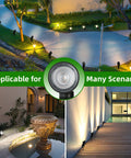 Low Voltage LED Landscape Lights Outdoor Warm White IP65 Waterproof For Garden Yard Driveway Walls Trees Flags Easy Install