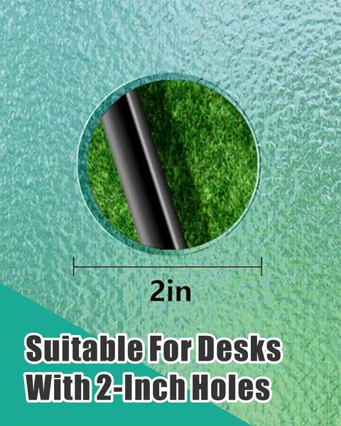 Two Pack Thicker Patio Table Umbrella Hole Ring Plug Caps Outdoor Parasol Hole Covers for 2 Inch Holes on desk surface