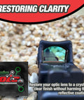 Weapon Light Cleaner Wipes 10 Pack For Tactical Rail Mounted Flashlights And Gun Lights Pro Grade Removes Carbon Buildup And Restores Full Light Output Non Abrasive Safe On Lenses And Optics, optic wipe pack