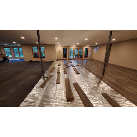 Environ Electric Radiant Floor Heating Roll For Under Carpet Laminate And Wood Floors 120V 15 Sq Ft Easy Cut And Turn No Adhesive Needed
