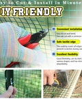 Beefed Up Hardware Cloth One Half Inch Mesh 48 Inch Wide 100 Foot Long Vinyl PVC Coated Welded Wire Mesh being cut with pliers