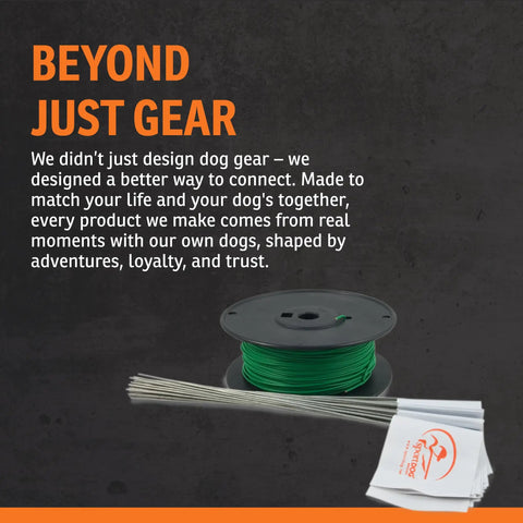 Wire And Flag Accessory Kit For In Ground Fence System And Upgrade Your Yard By One Third Acre Includes 500 Feet Of 20 Gauge Wire