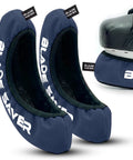 Durable Ice Skate Guards For Figure Skating And Hockey Buffs Premium Absorbent Blade Covers With Moisture Wicking Terry Cloth Lining Quick Dry Machine Washable Fits Multiple Sizes Blue Large