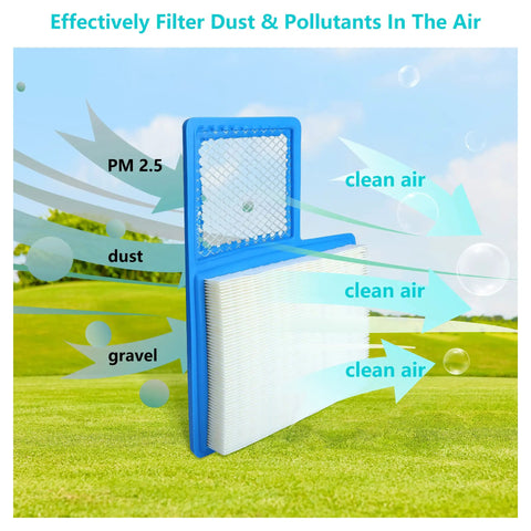 Air filter in All In One Golf Cart Tune Up Kit With Starter Generator Belt And Drive Belt For Yamaha G16 G19 G22 1996 And Up.