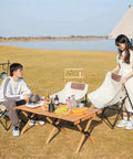 Ultralight Folding Camping Chair With 450 Pound Capacity for Outdoor Adventures Beach Off White Durable Steel Frame setup