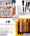 Clear Acrylic Test Tube Rack With Twelve Sockets For 10ML Tubes Plastic Centrifuge Tube Holder Stand All In One Lab Organizer